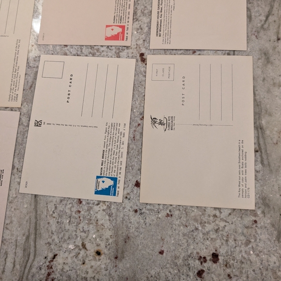 Lot Of Seven Blank Florida Keys, Sunset & Ocean Vintage 4x6 Postcards Unused - Picture 15 of 16